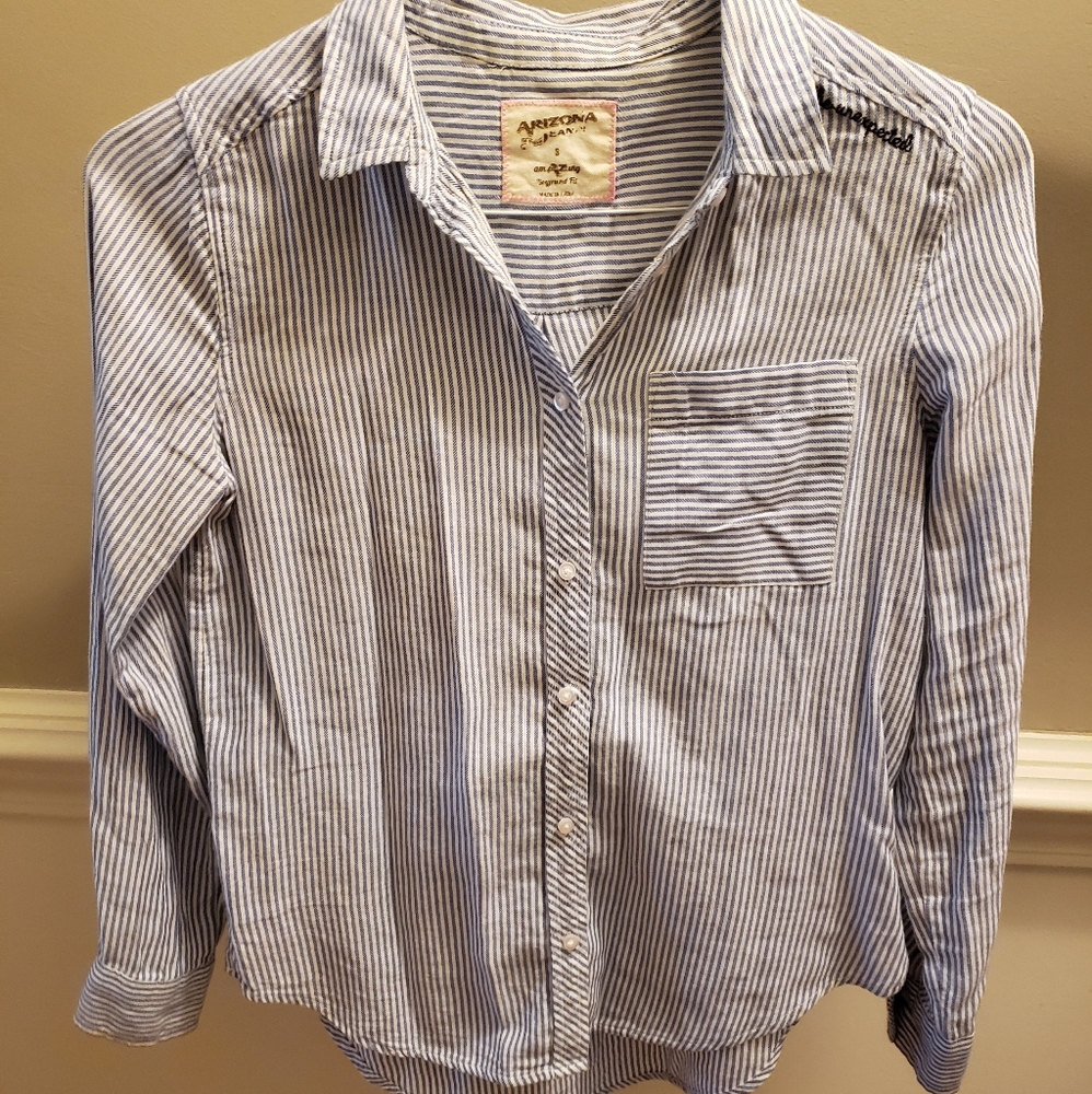 Striped long sleeve shirt